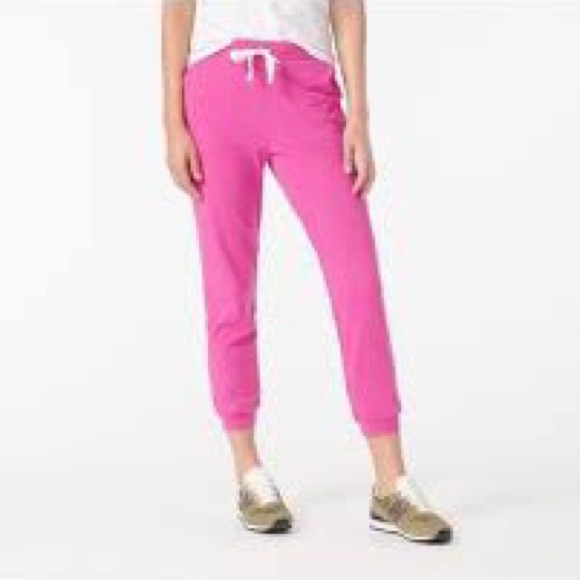J. Crew Pants - J.Crew | XL | Pink Pajama Pants Jogger Slim Dreamy Cotton
